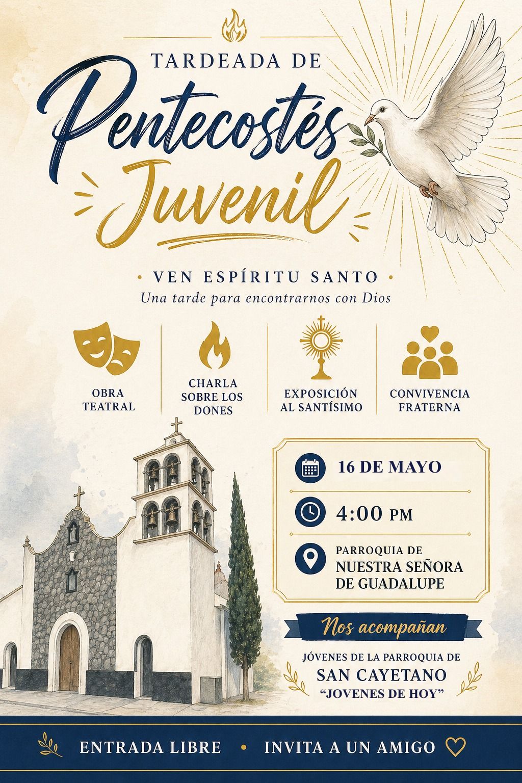 Tardeada de pentecostés juvenil